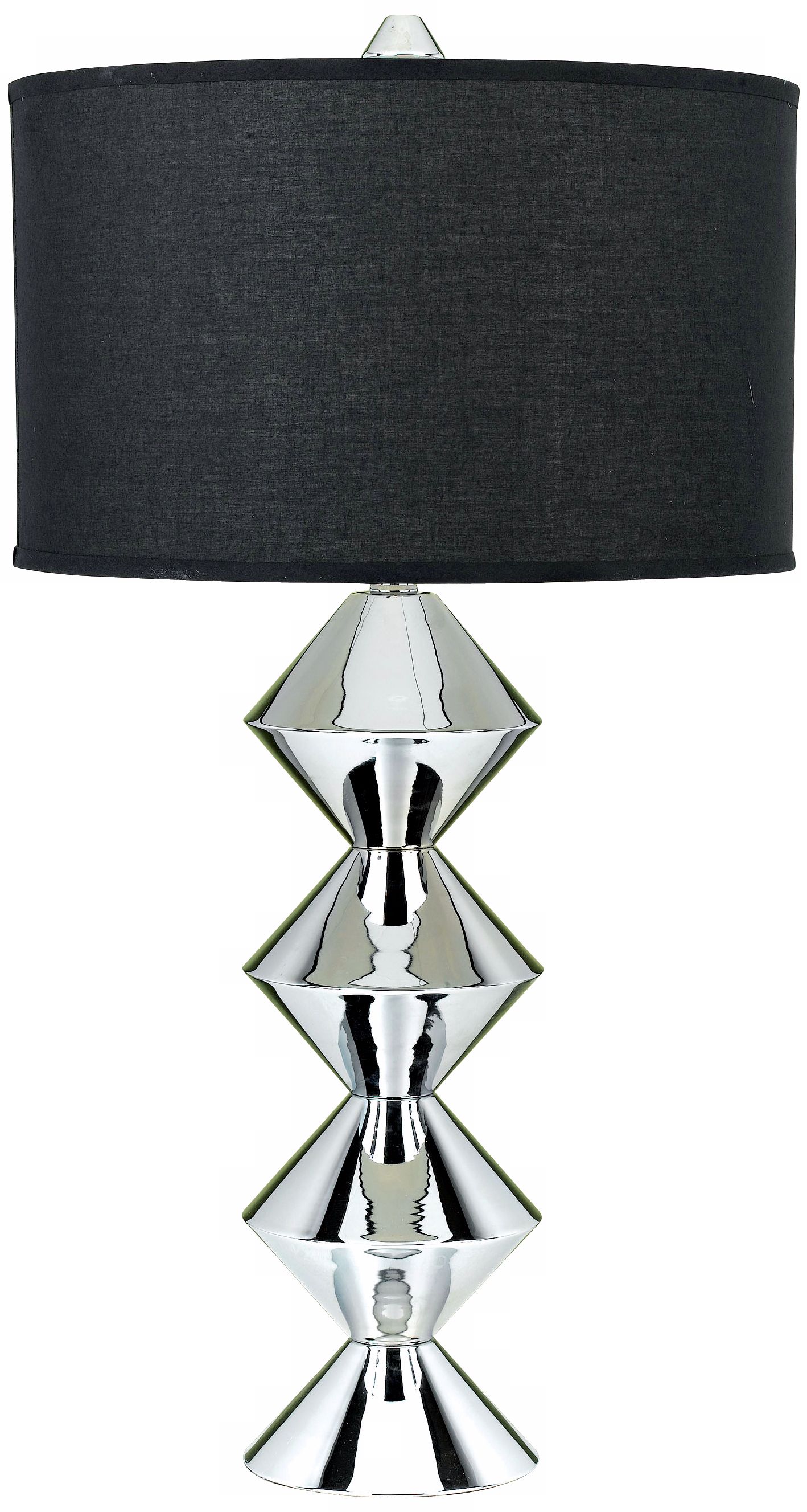 Candice Olson Cole Chrome 35" High Table Lamp
