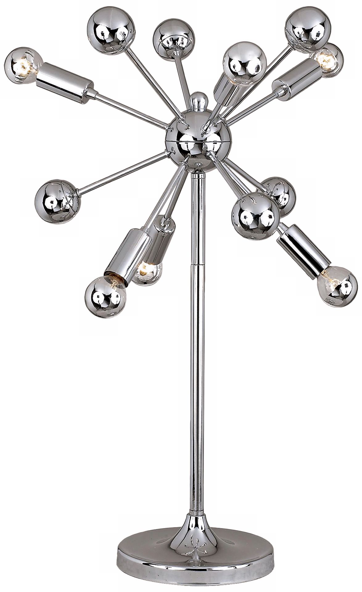 Nucleotide Polished Chrome 25" High Table Lamp
