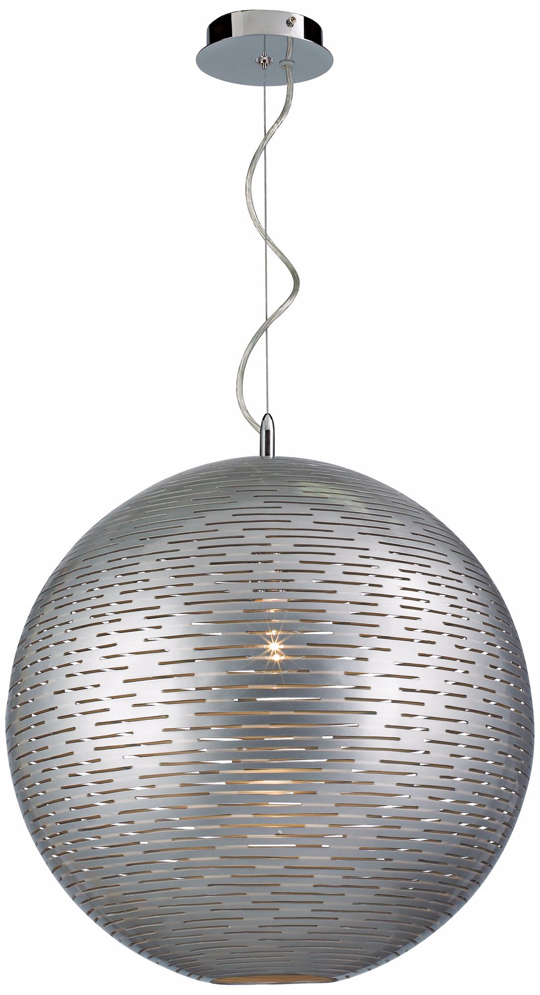 Lucida Collection Laser Cut Aluminum 15 3/4" Wide Pendant