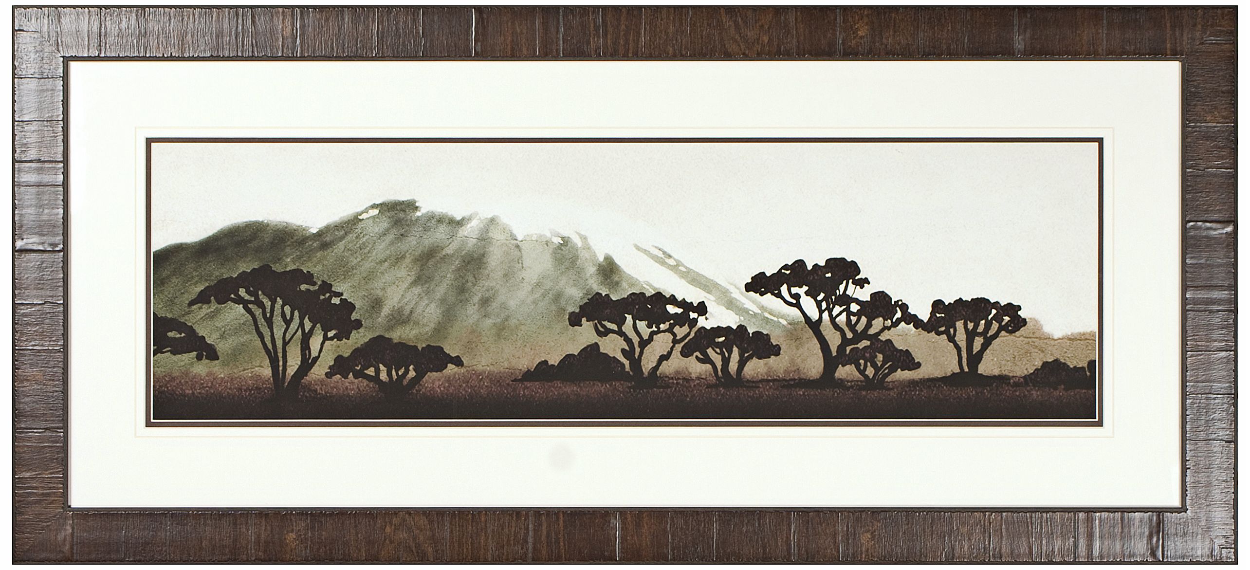 Walt Disney The Lion King Mountain Framed 44" Wide Wall Art