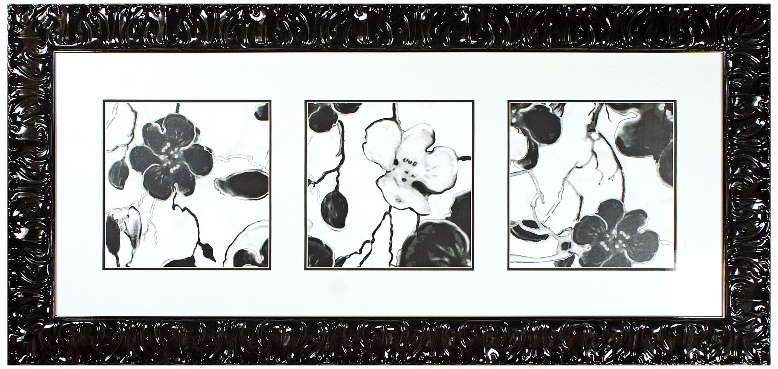Walt Disney Fantasia Flower Series Framed 46" Wide Wall Art