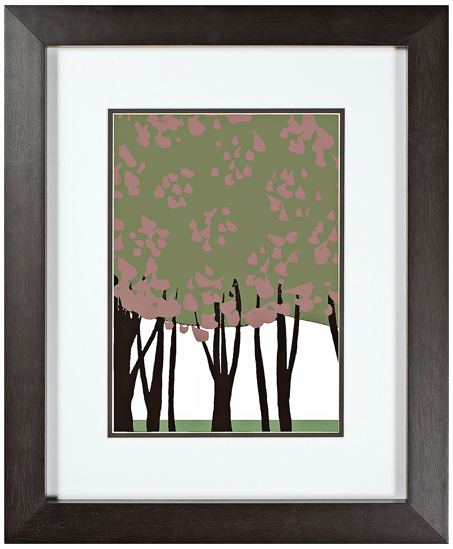 Walt Disney Sleeping Beauty Trees 2 Framed 24" High Wall Art