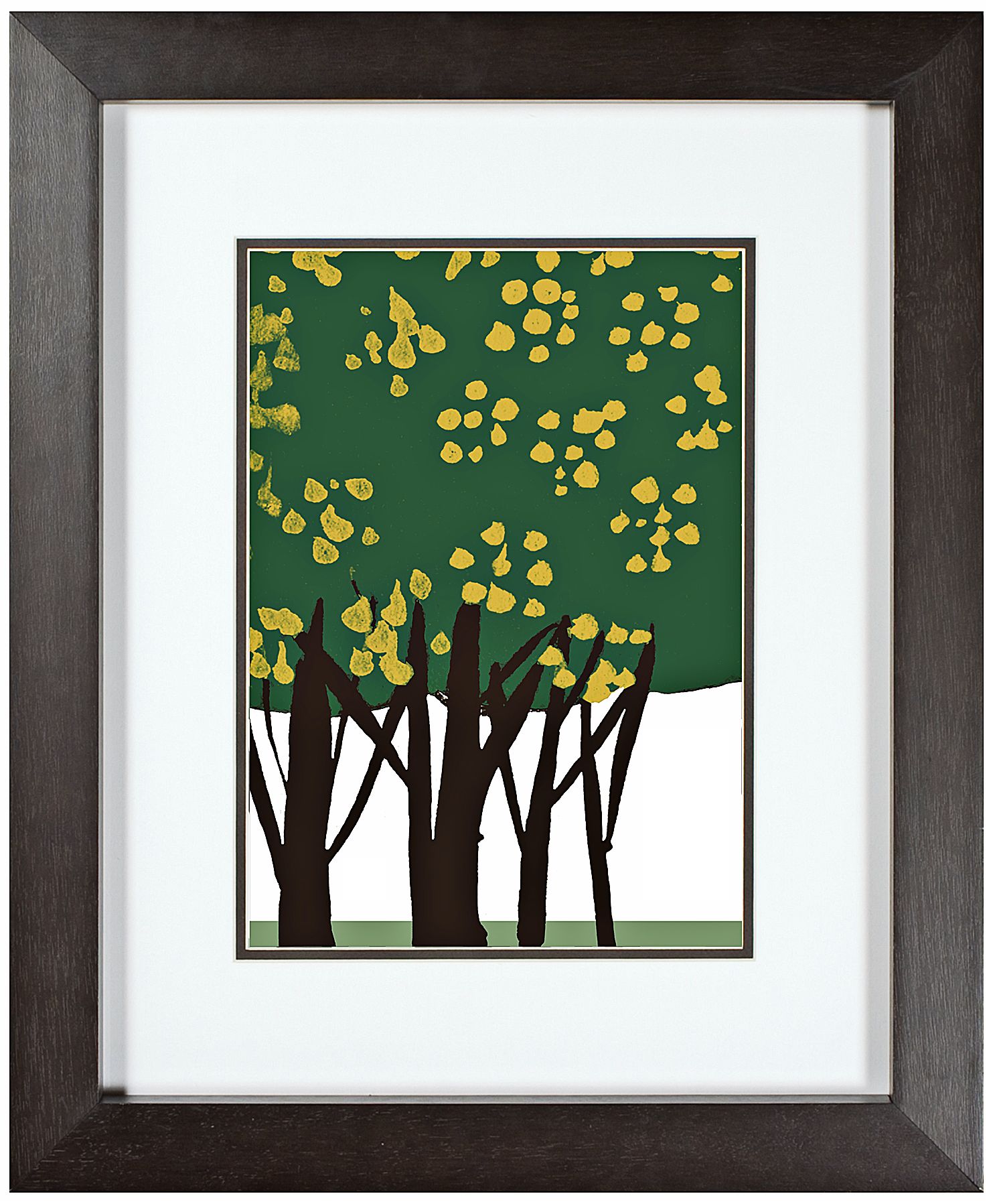 Walt Disney Sleeping Beauty Trees 3 Framed 24" High Wall Art