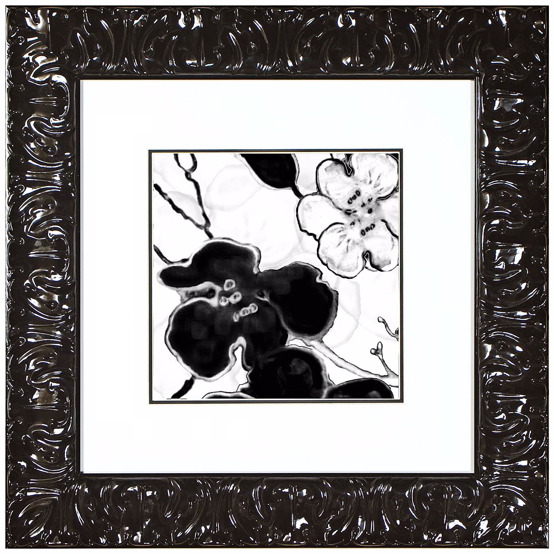 Walt Disney Fantasia Graphite 3 Framed 22" Square Wall Art