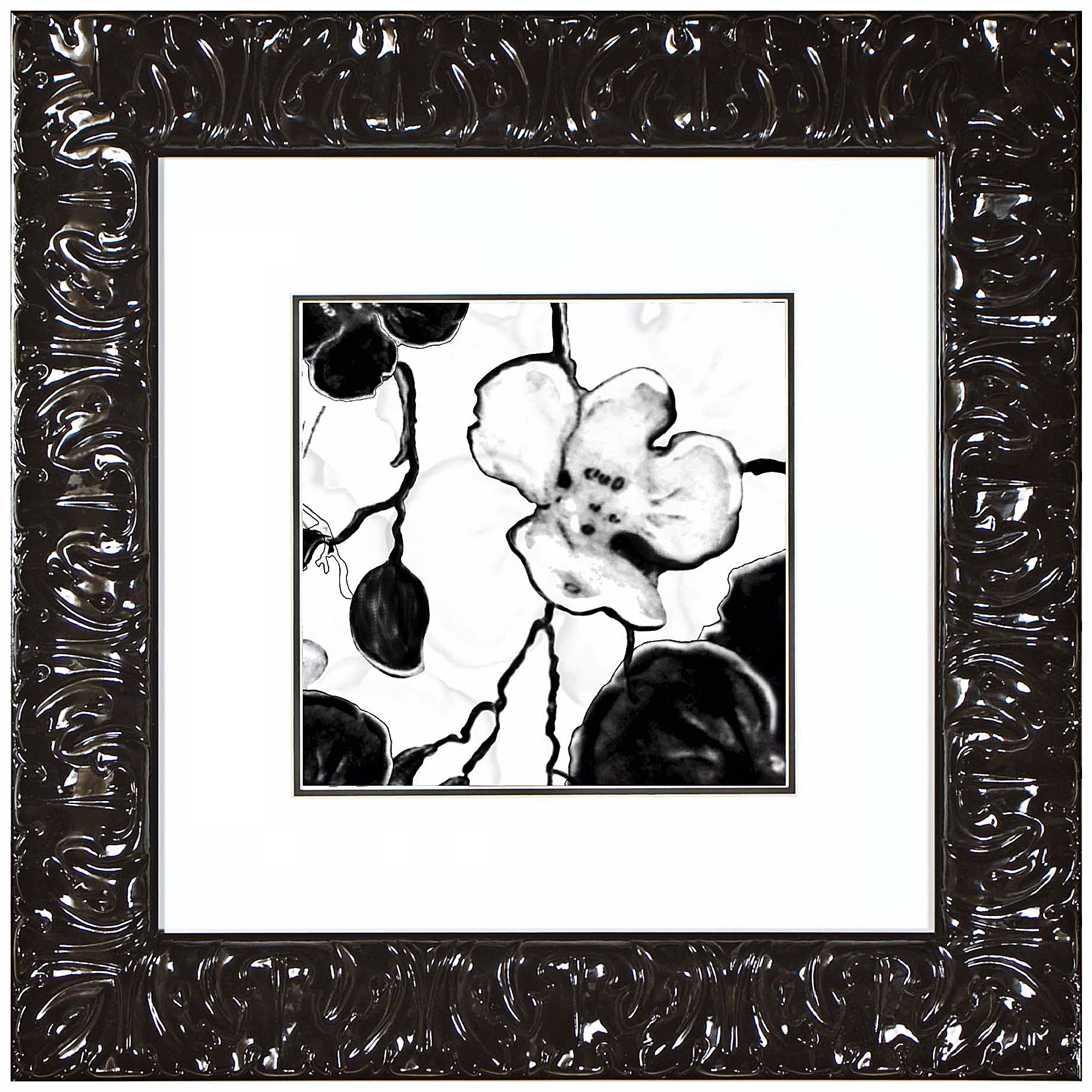 Walt Disney Fantasia Graphite 4 Framed 22" Square Wall Art