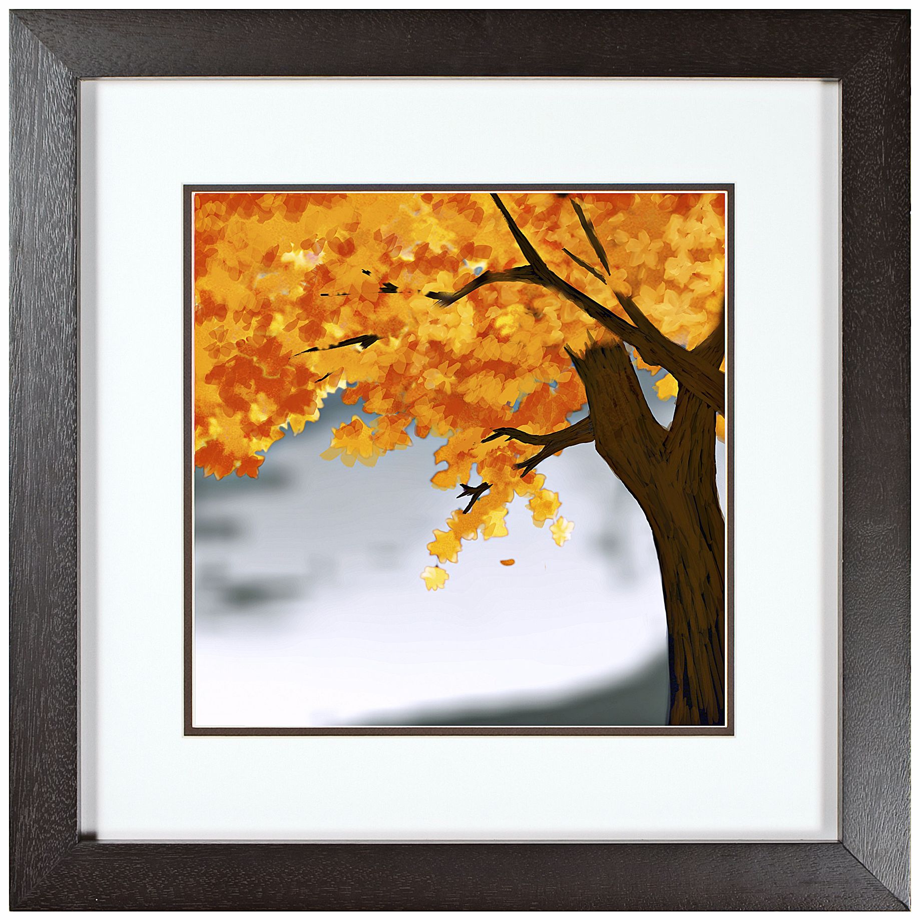 Walt Disney Mulan Tree 2 Print Framed 24" Square Wall Art