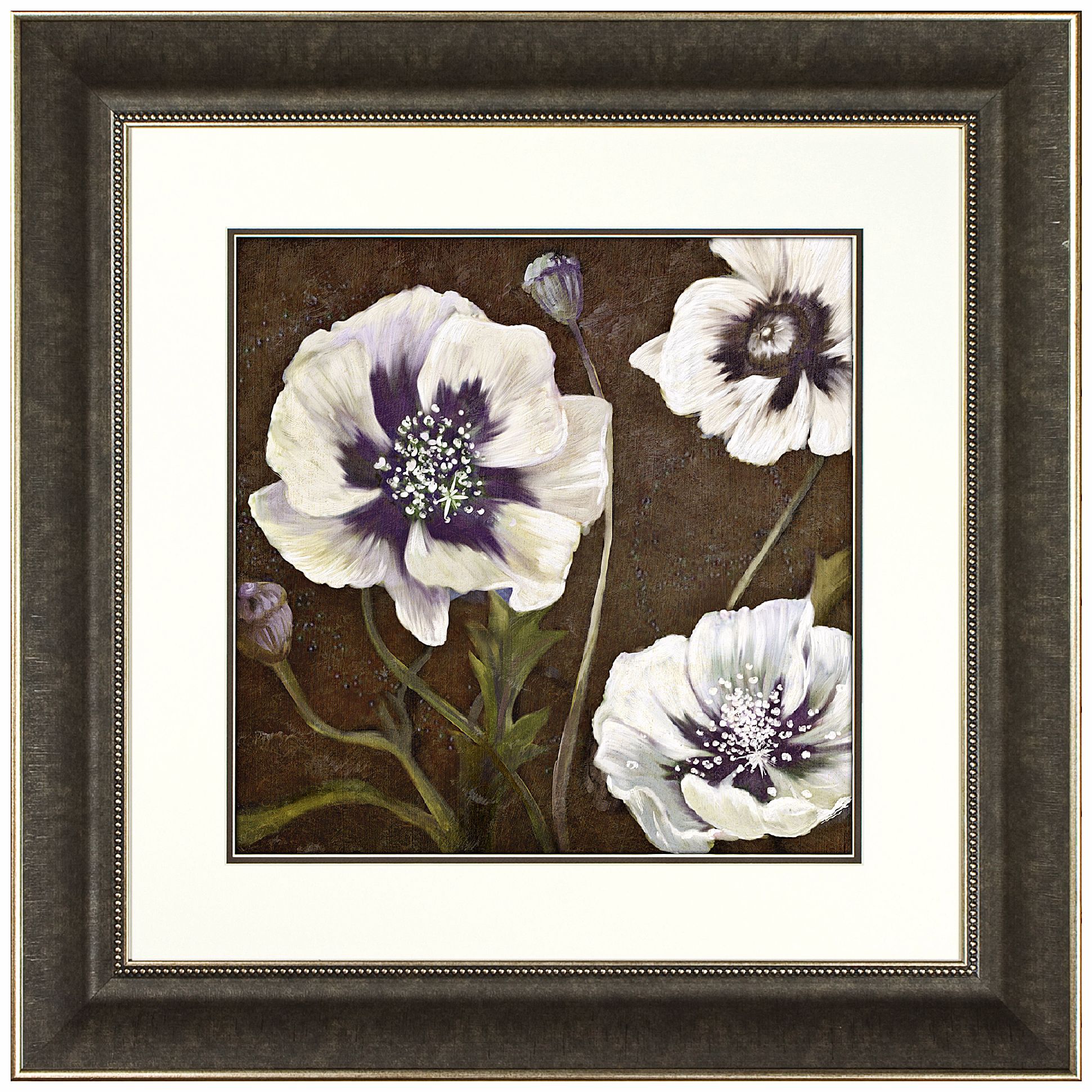 Walt Disney Fantasia Pansies Framed 30 1/2" Square Wall Art