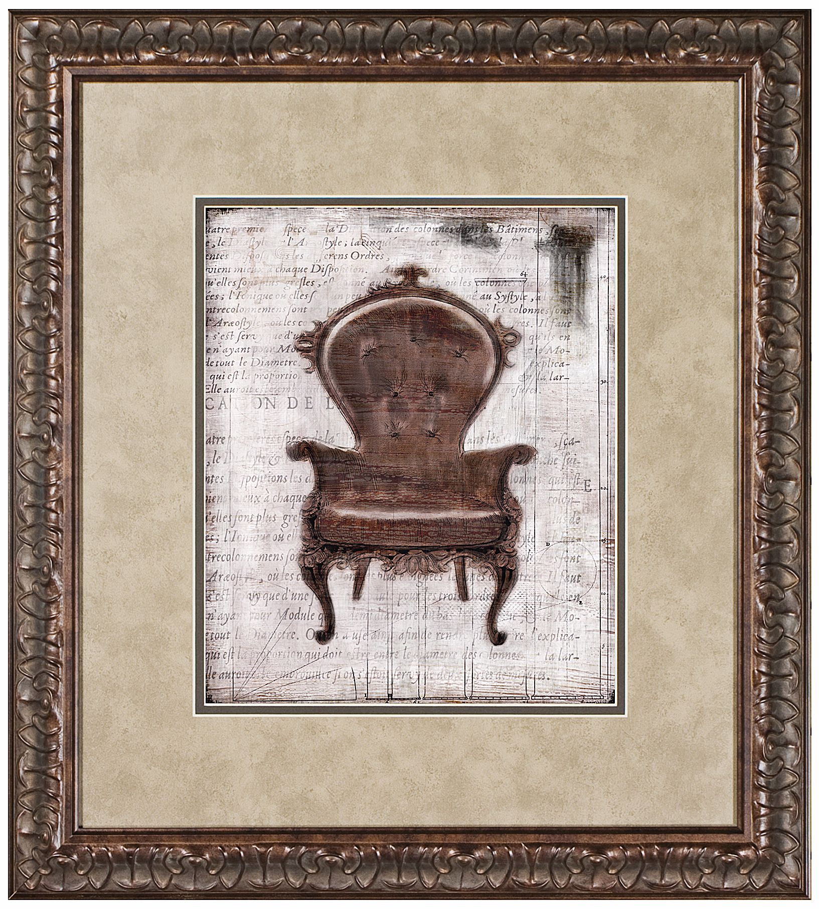 Walt Disney The Aristocats Armchair 2 Framed Wall Art