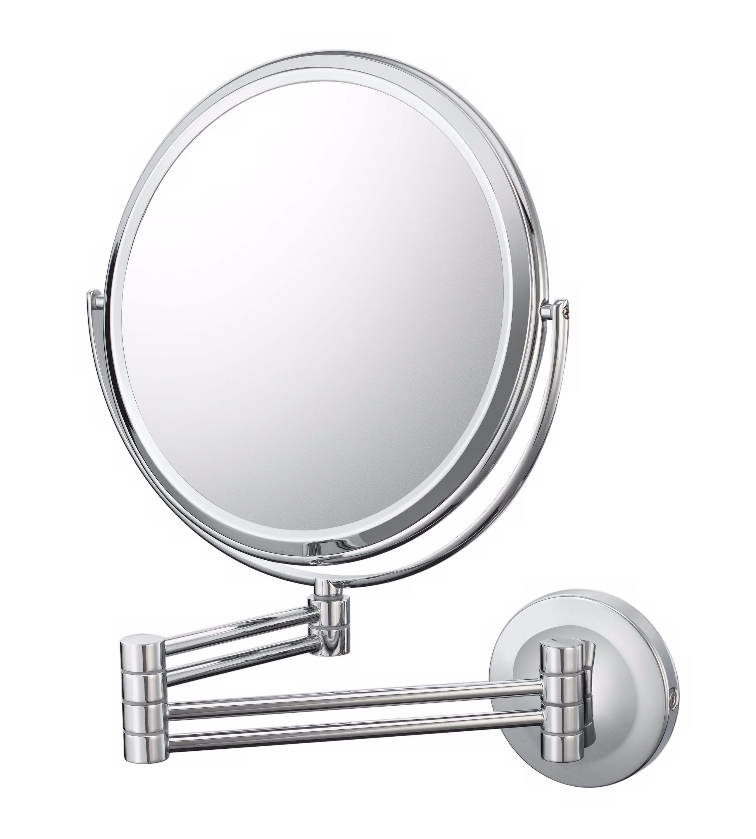 Chrome Finish Swing Arm Vanity 7 3/4" Wide Wall Mirror