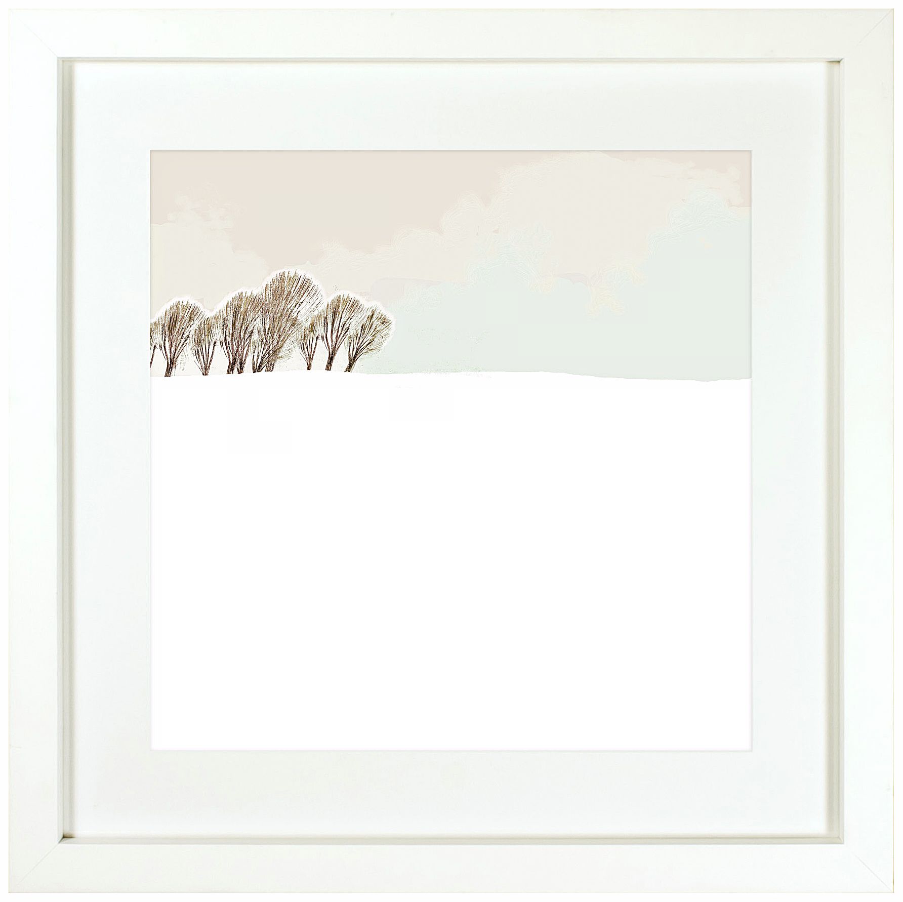 Walt Disney Melody Time Trees VI Print 33" Square Wall Art