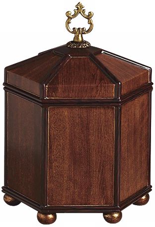 Burl Wood Finish Accent Box
