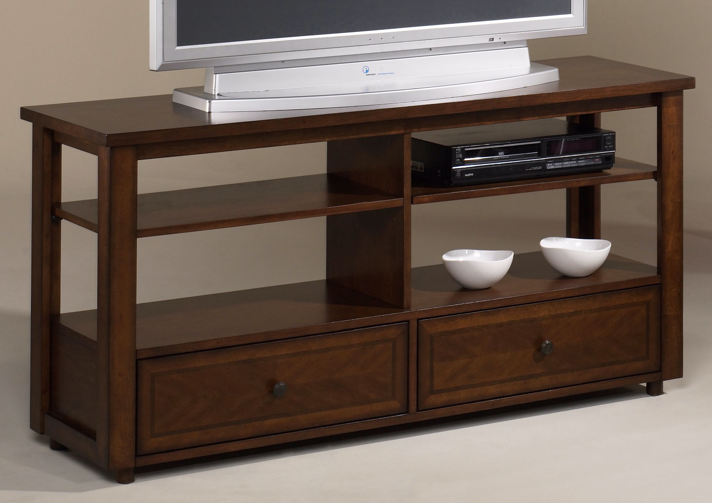 Cherry Finish Entertainment Console