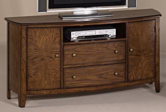 Cathedral Oak Veneer Entertainment Console J5592