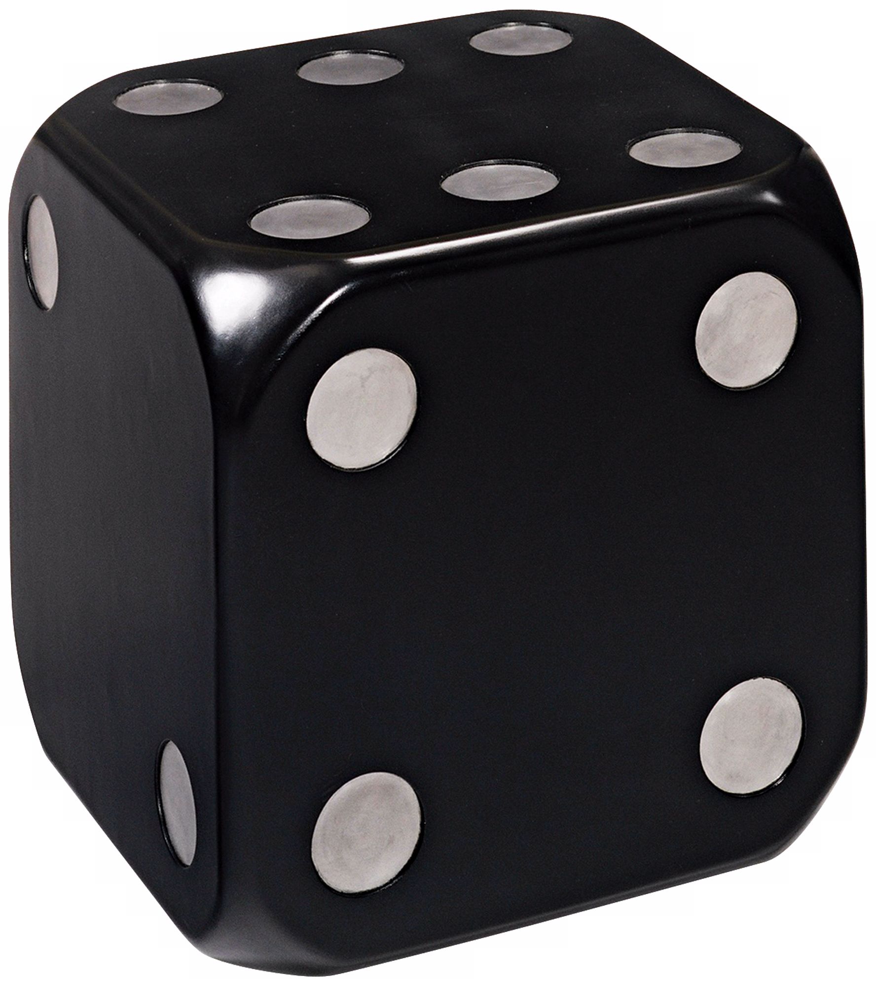 Hidden Treasures Black and Aluminum Bunching Cocktail Table