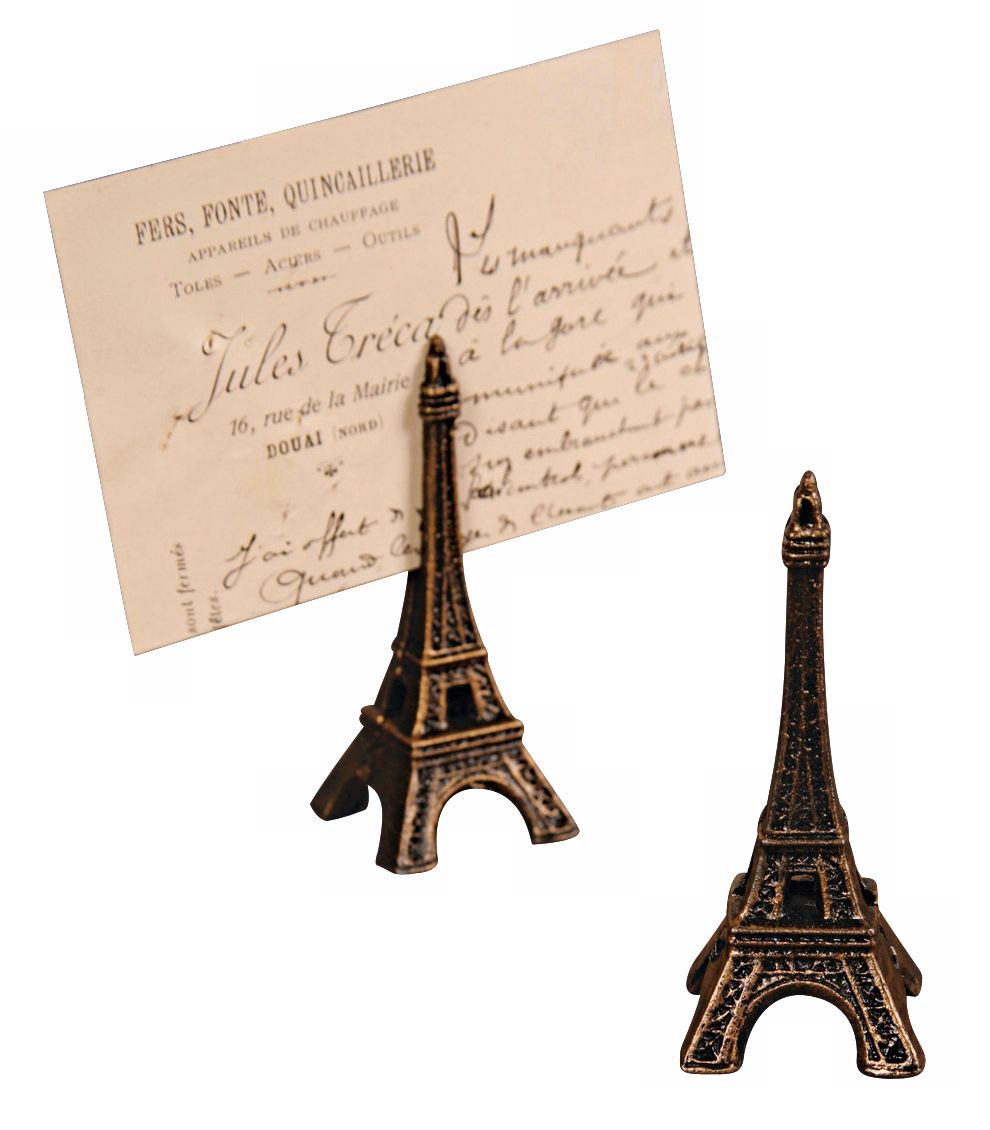 Set of 8 Eiffel Tower Placecard Holders