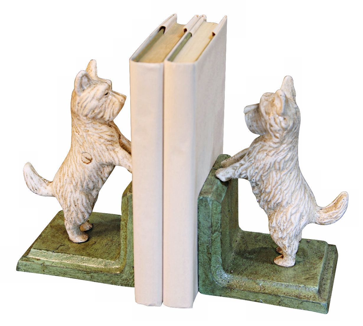 Cast Iron Standing Westie Dog Bookends