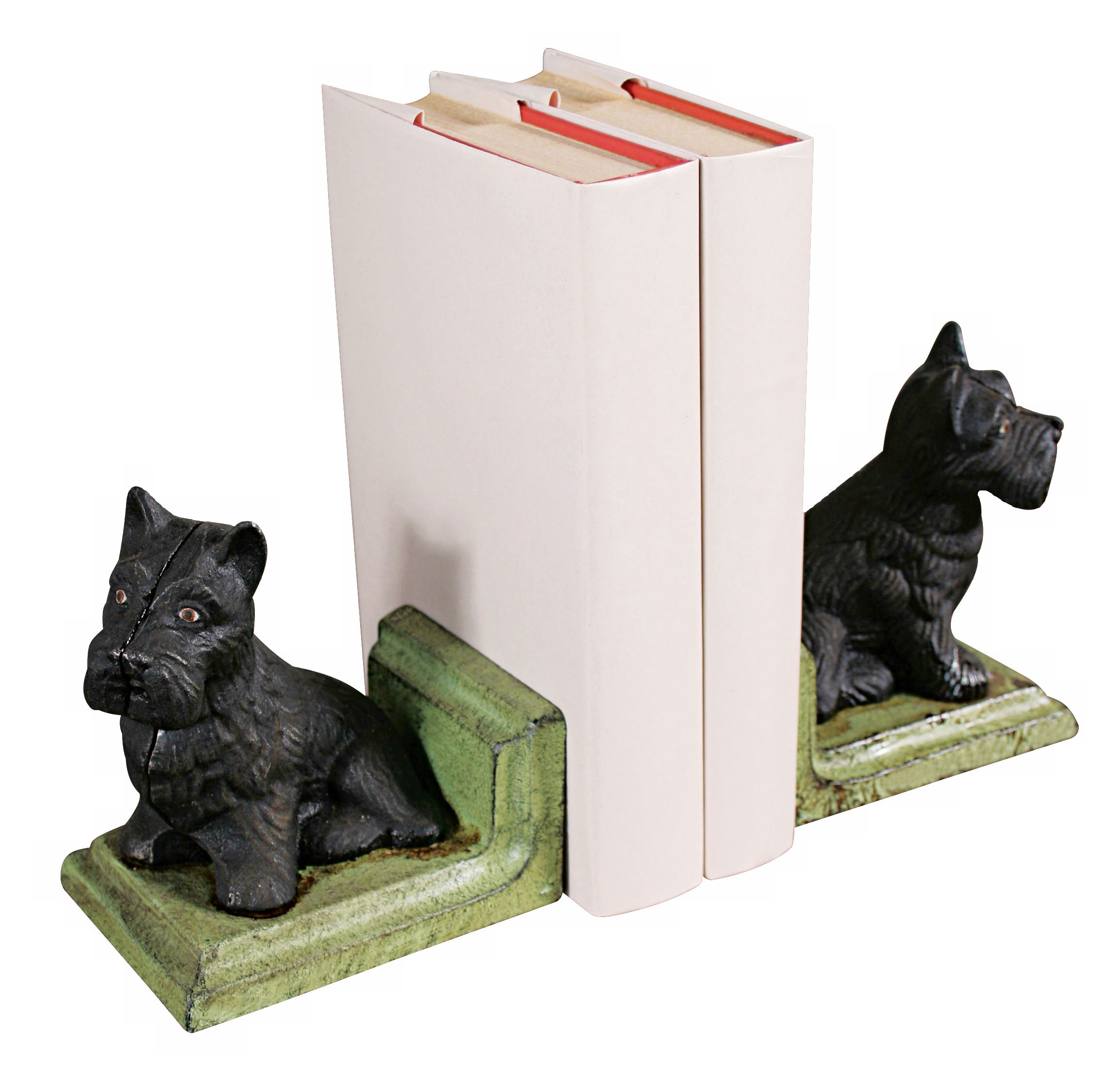 Cast Iron Scottie Dog Bookends
