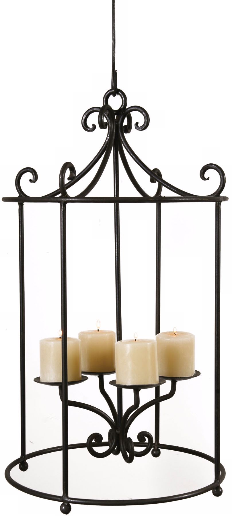 Marche Round Pillar Candelabra Chandelier