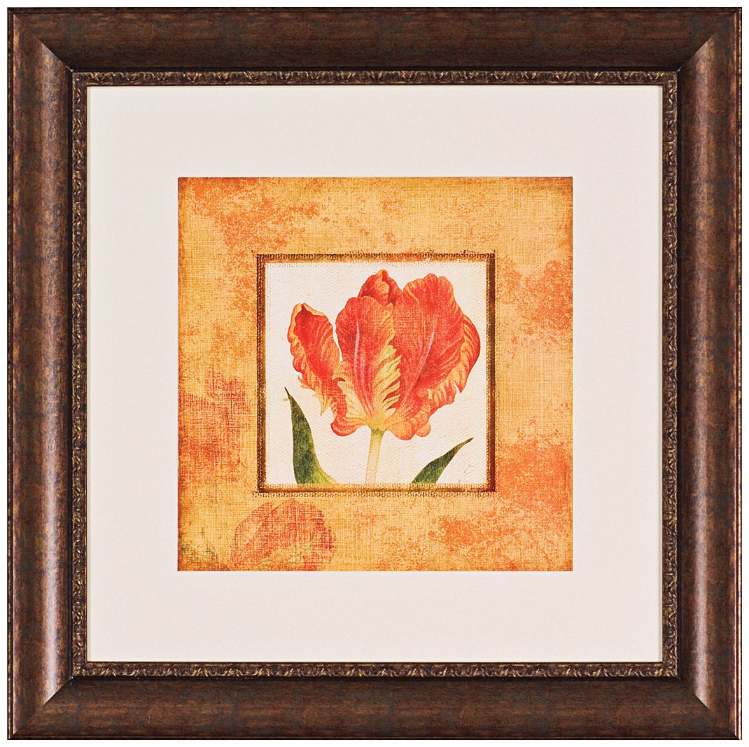 Garden Tulip 32" Square Wall Art Print