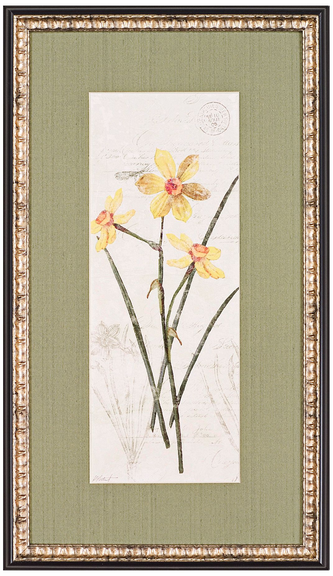 Meadow Daffodil 28" High Wall Art Print
