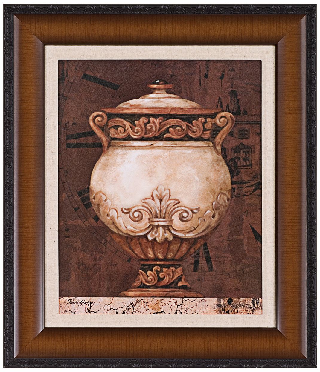 Italian Urn 27" High Wall Art Print