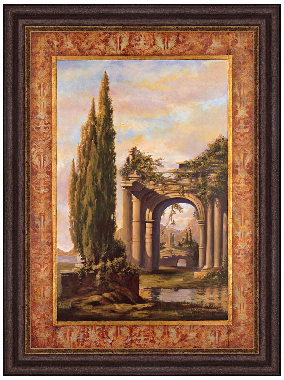 Roman Ruins 45" High Wall Art Print
