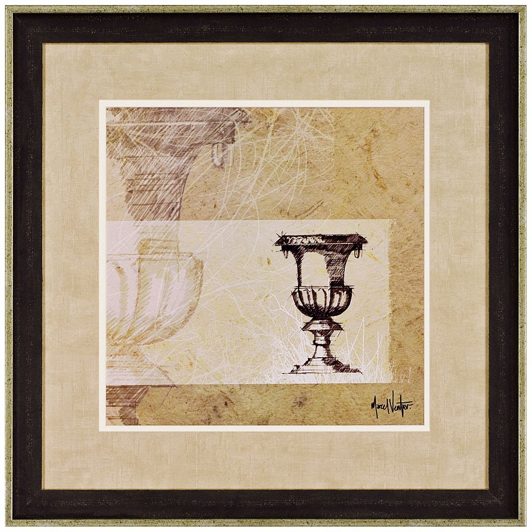 Urn Vase 28" Square Wall Art