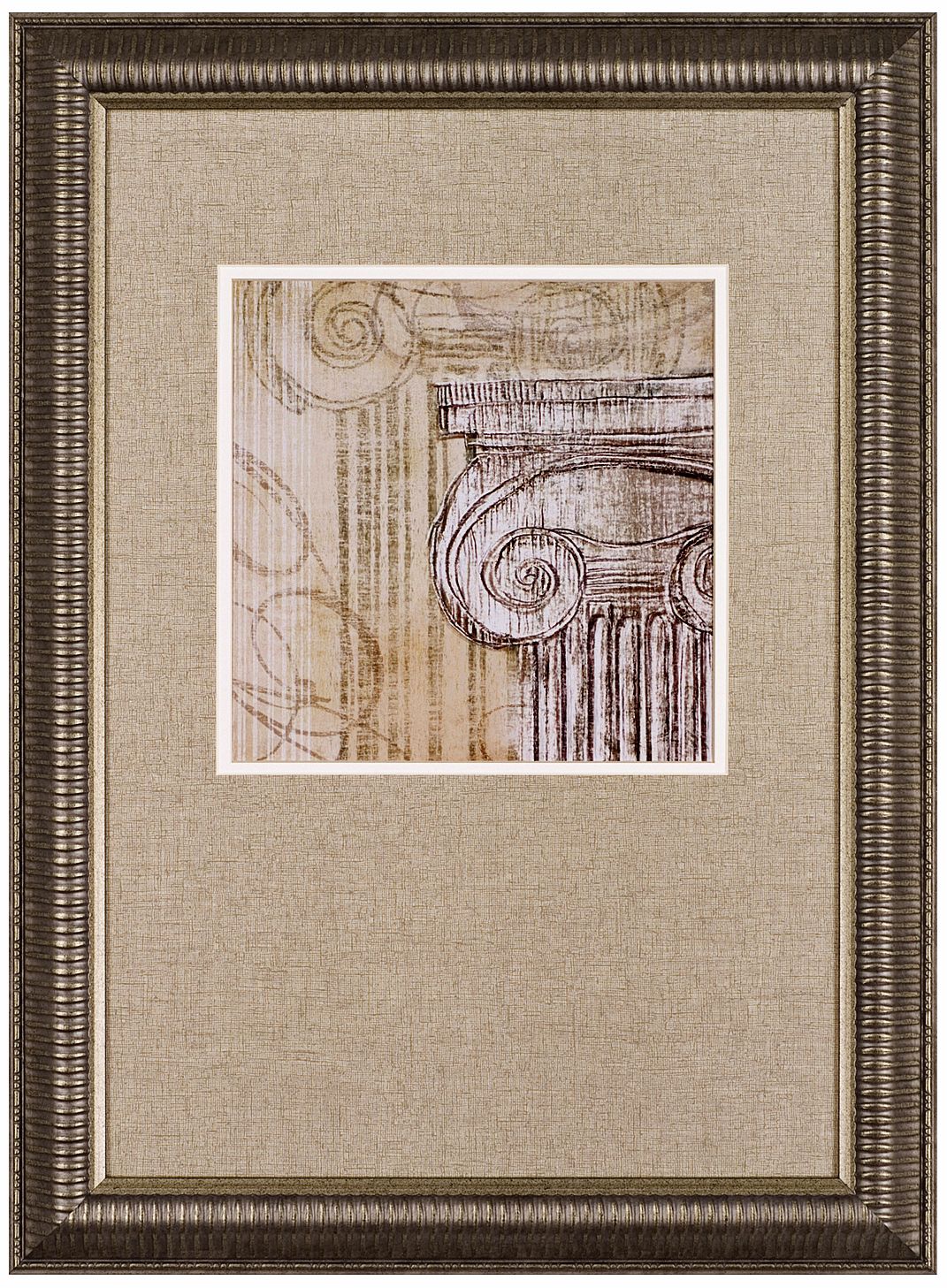 Ancient Column Left 30" High Wall Art