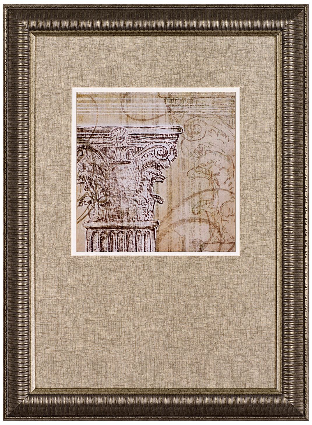 Ancient Column Right 30" High Wall Art
