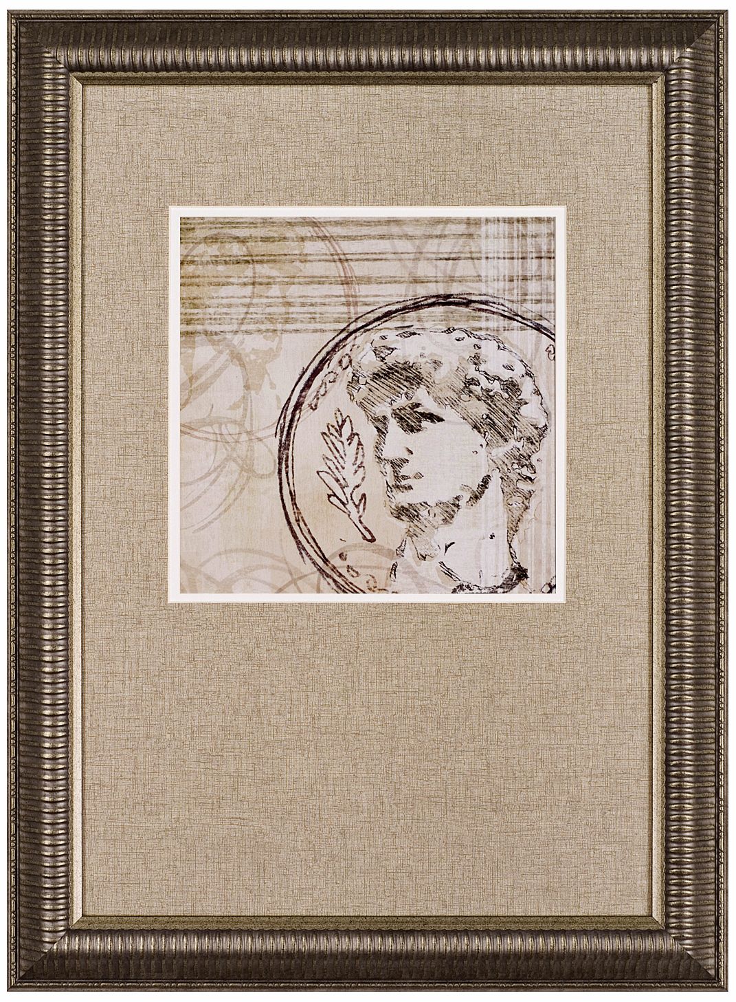 Ancient Column Center I 30" High Wall Art