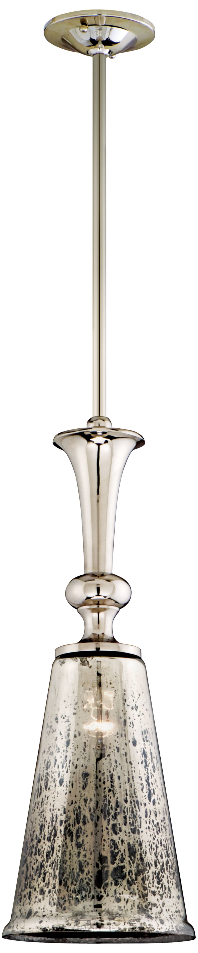 Argento Antiqued Glass 8 1/2" Wide Corbett Pendant Light
