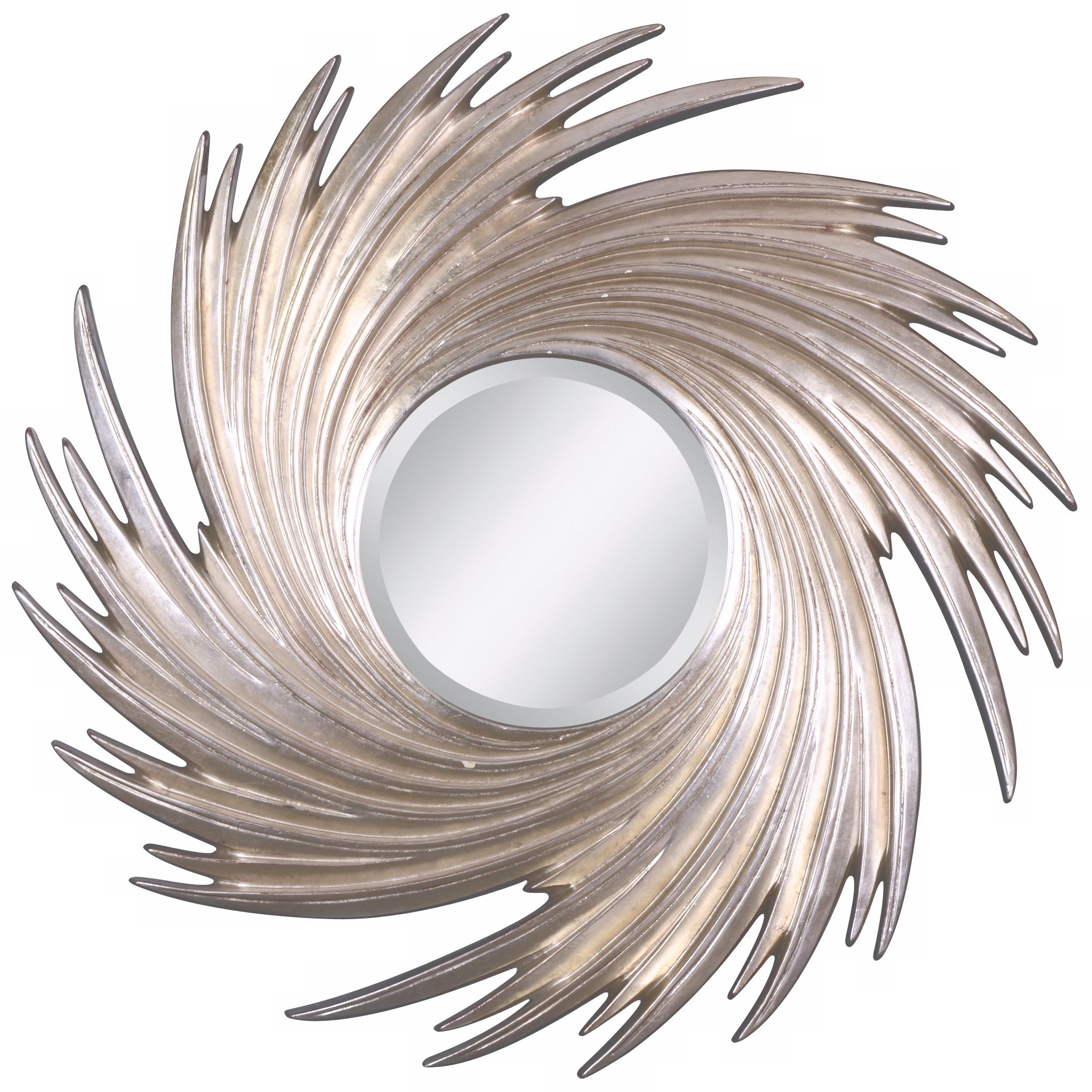 Uttermost Spiral Flow 38 1/4" Wide Wall Mirror