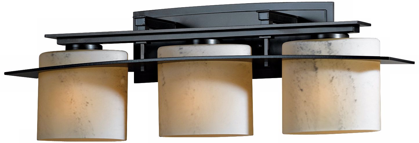 Arc Ellipse Stone Glass 25 1/2" Wide Bathroom Light
