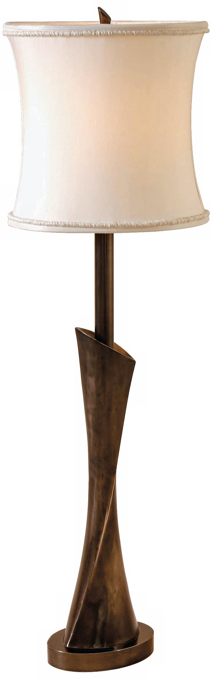 Maitland-Smith Dark Antique Nickel Table Lamp