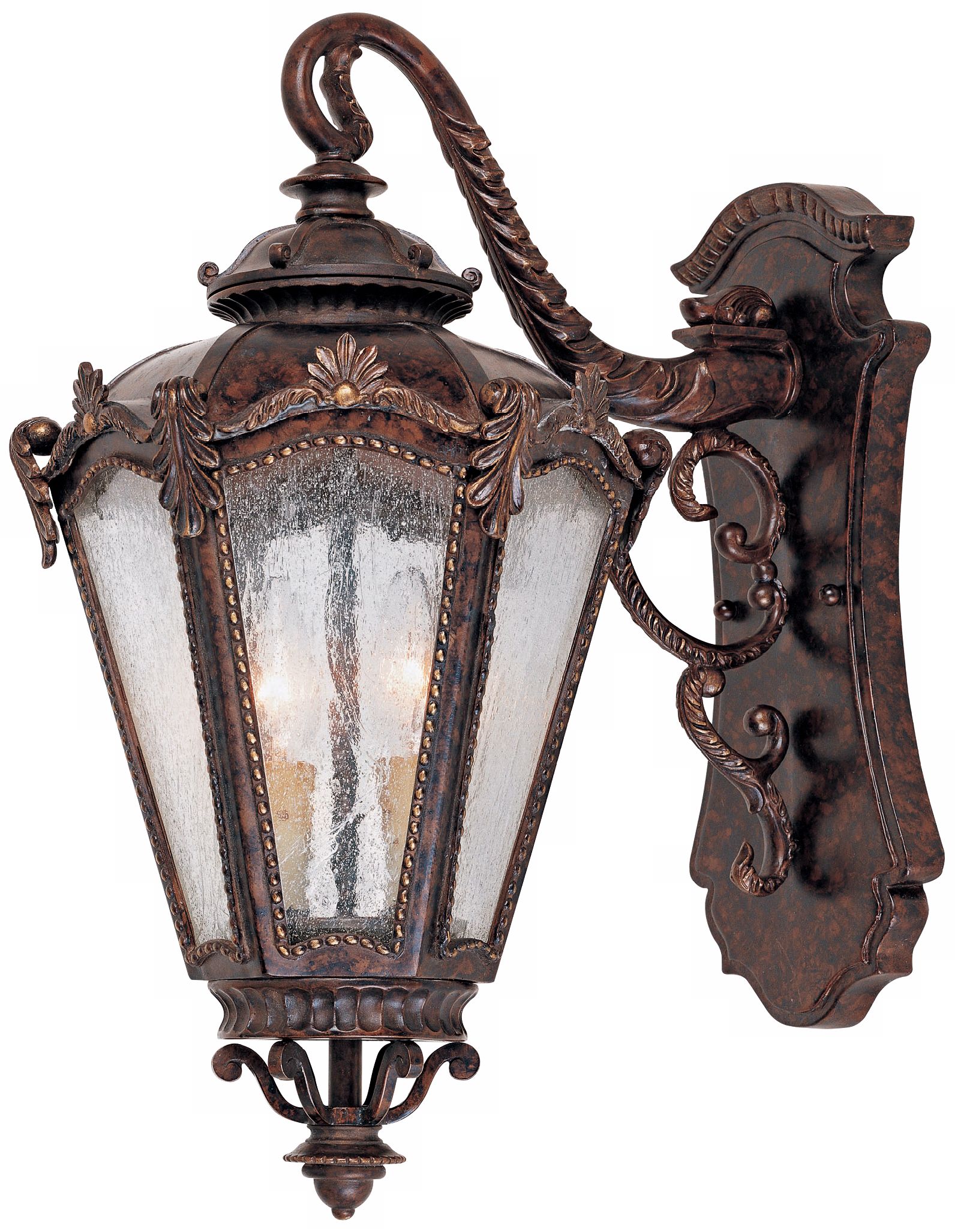 Bastion Tortoise Shell 19" High Outdoor Wall Light