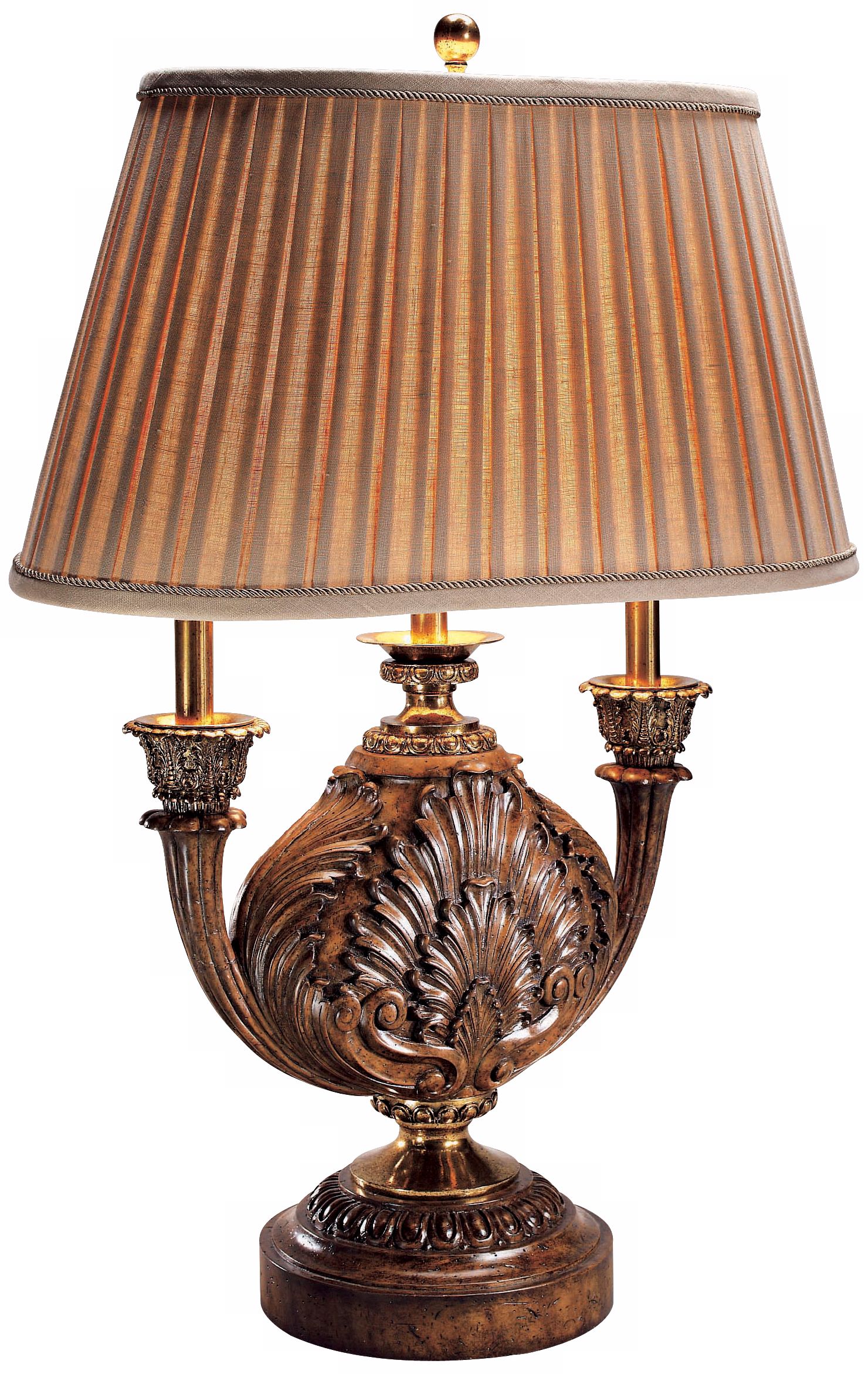 Maitland-Smith Paliverde Acanthus Table Lamp