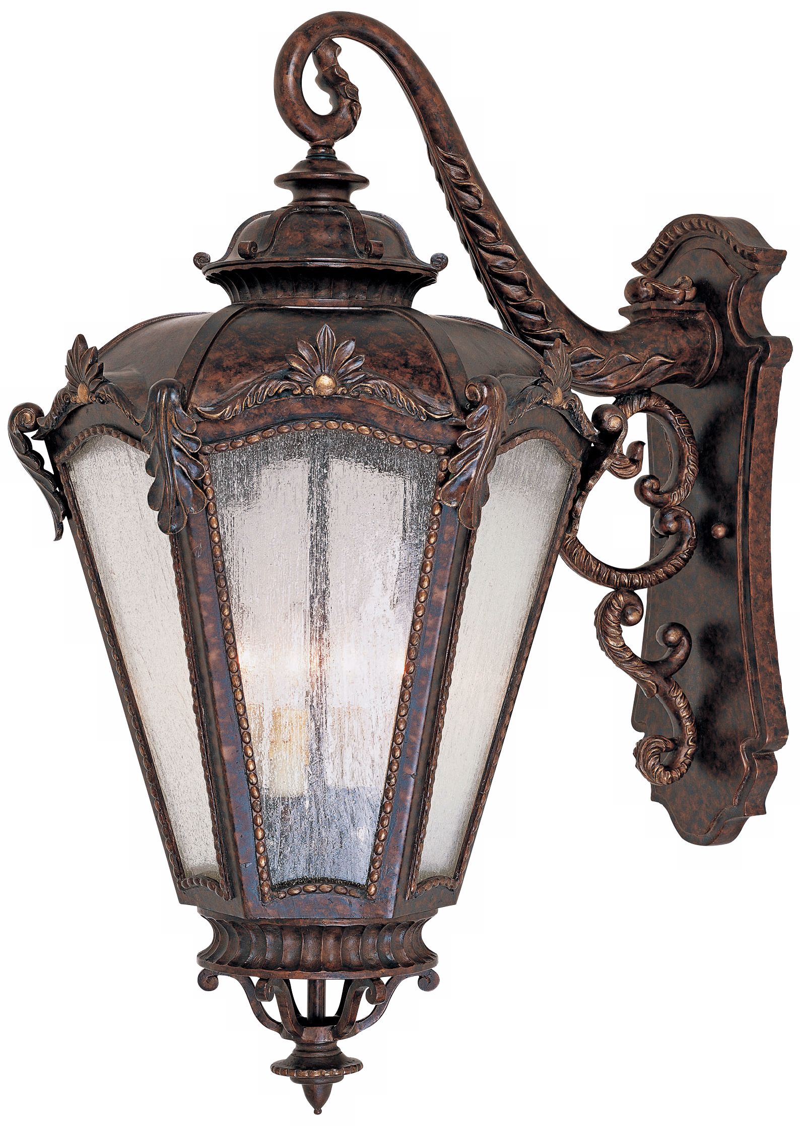 Bastion Tortoise Shell 31" High Outdoor Wall Light