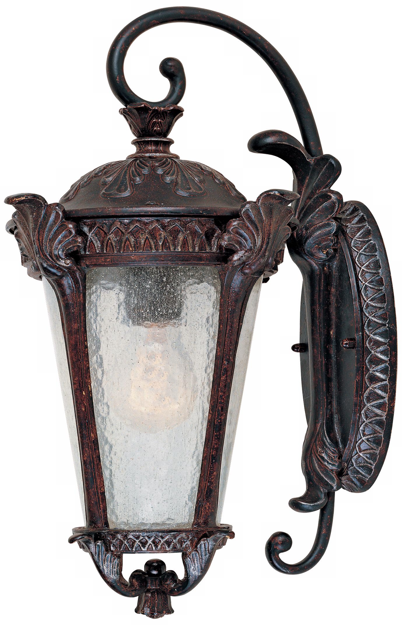 Pompia Distressed Bronze 17" High Outdoor Wall Light