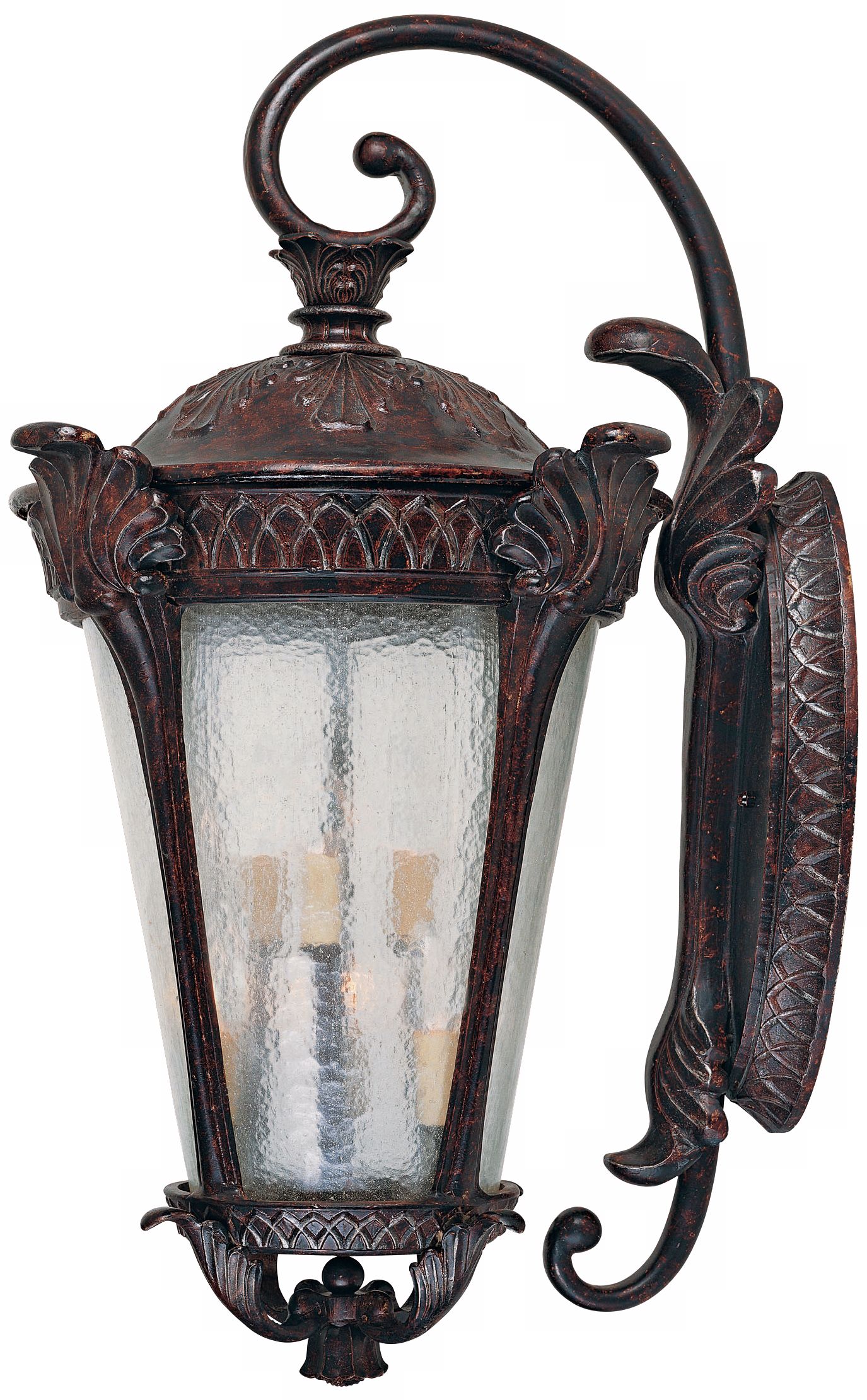 Pompia Distressed Bronze 35" High Outdoor Wall Light