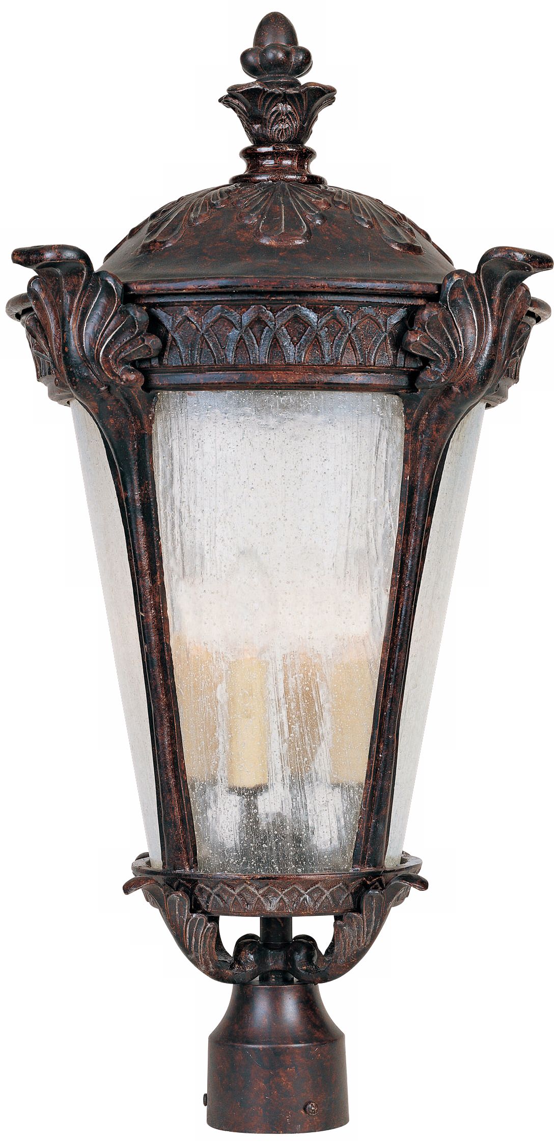 Pompia Distressed Bronze 28 1/4" High Outdoor Post Light