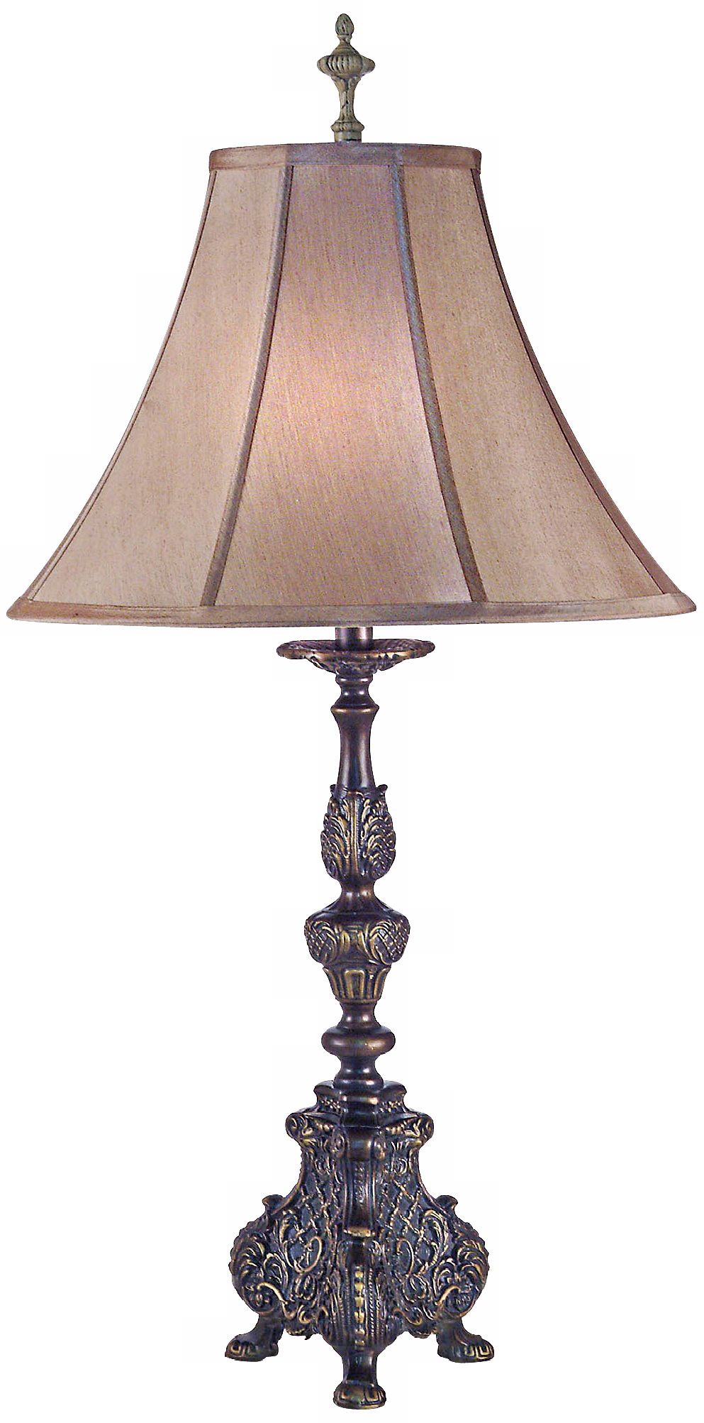Tiffania Ornate Cast Metal 36" High Buffet Lamp