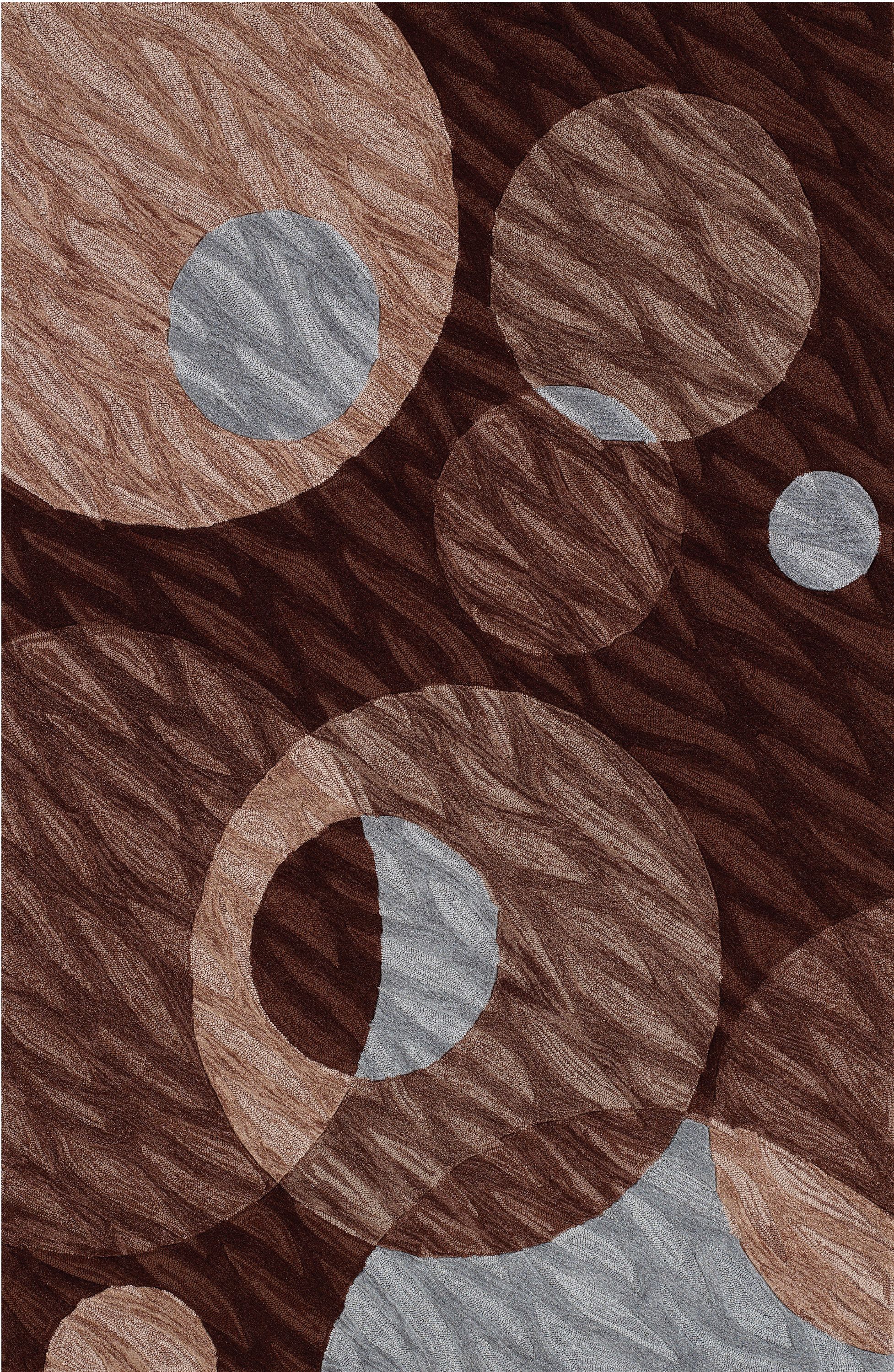 Textured Chocolate Area Rug