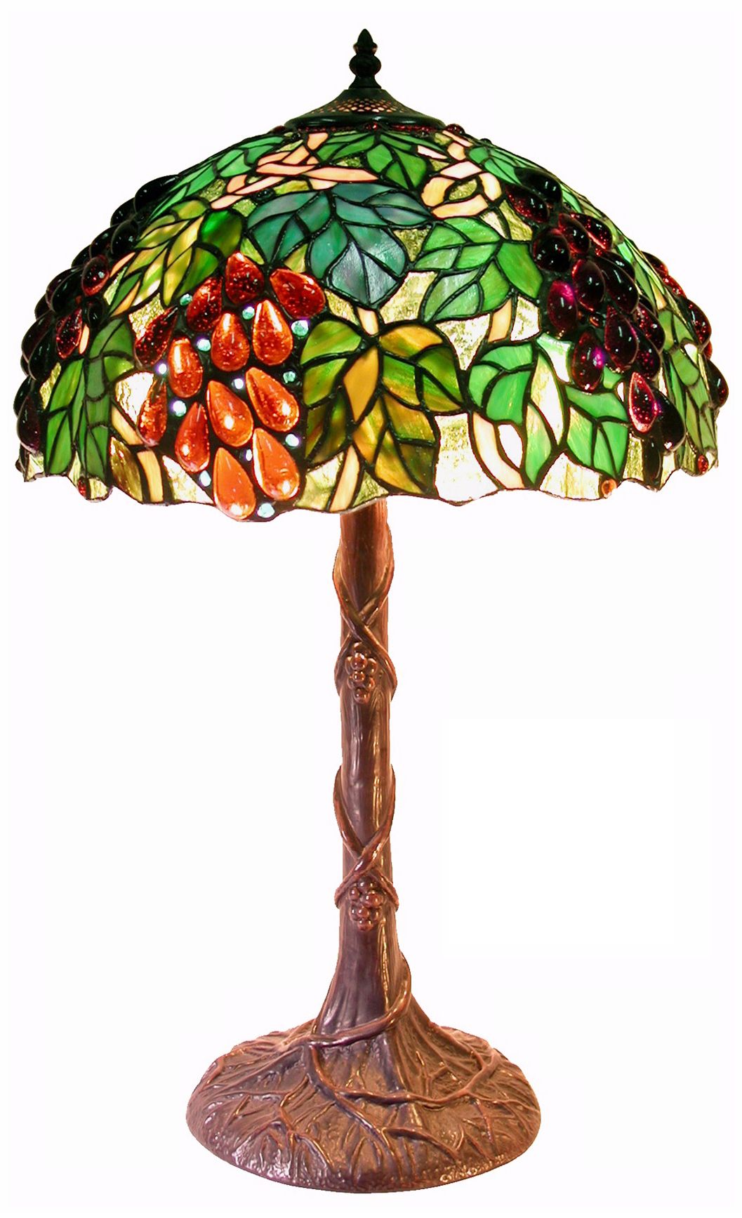 Grape Harvest Tiffany Style Table Lamp