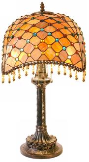 Melon Burst Tiffany Style Table Lamp J6782