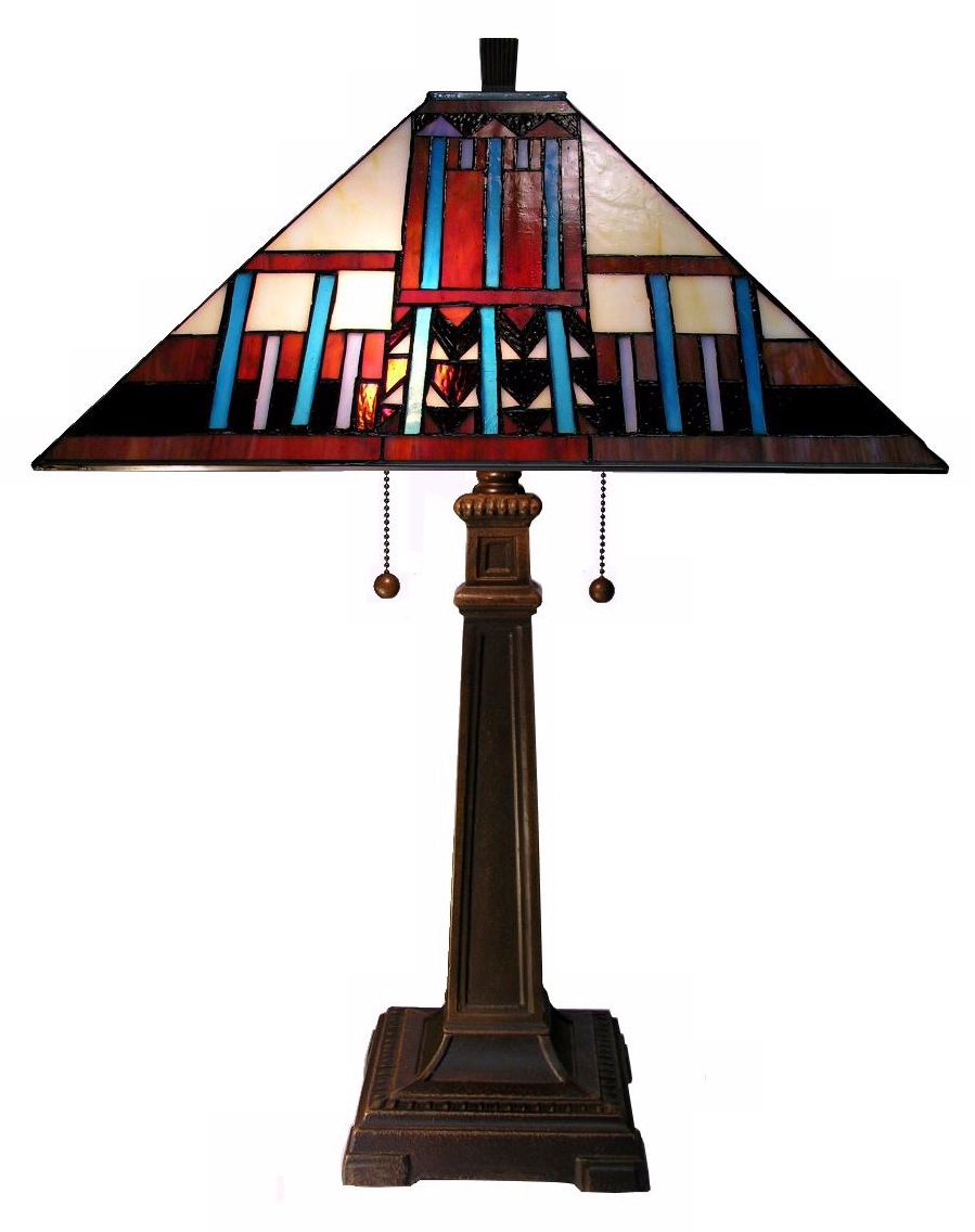 Sienna Mission Tiffany Style Table Lamp
