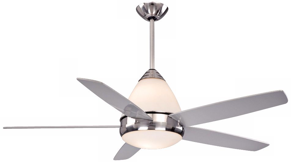 52" Vaxcel Fresco II Satin Nickel Finish Ceiling Fan