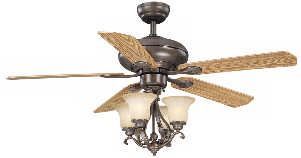 52" Vaxcel Silver Medallion Royal Bronze