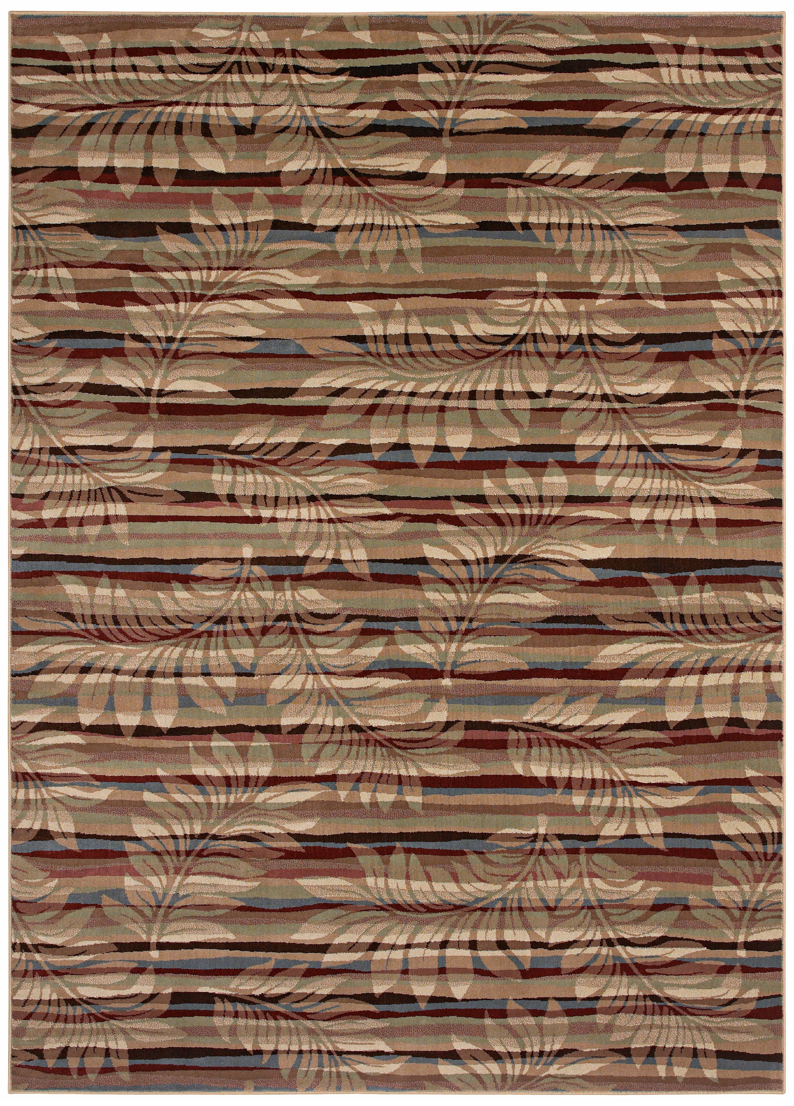 Kathy Ireland Bali Kai Retreat Brown Multi Area Rug
