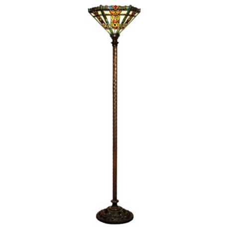 ... REVIEWS SUMMARY for Roma Tiffany Style Glass Torchiere Floor Lamp