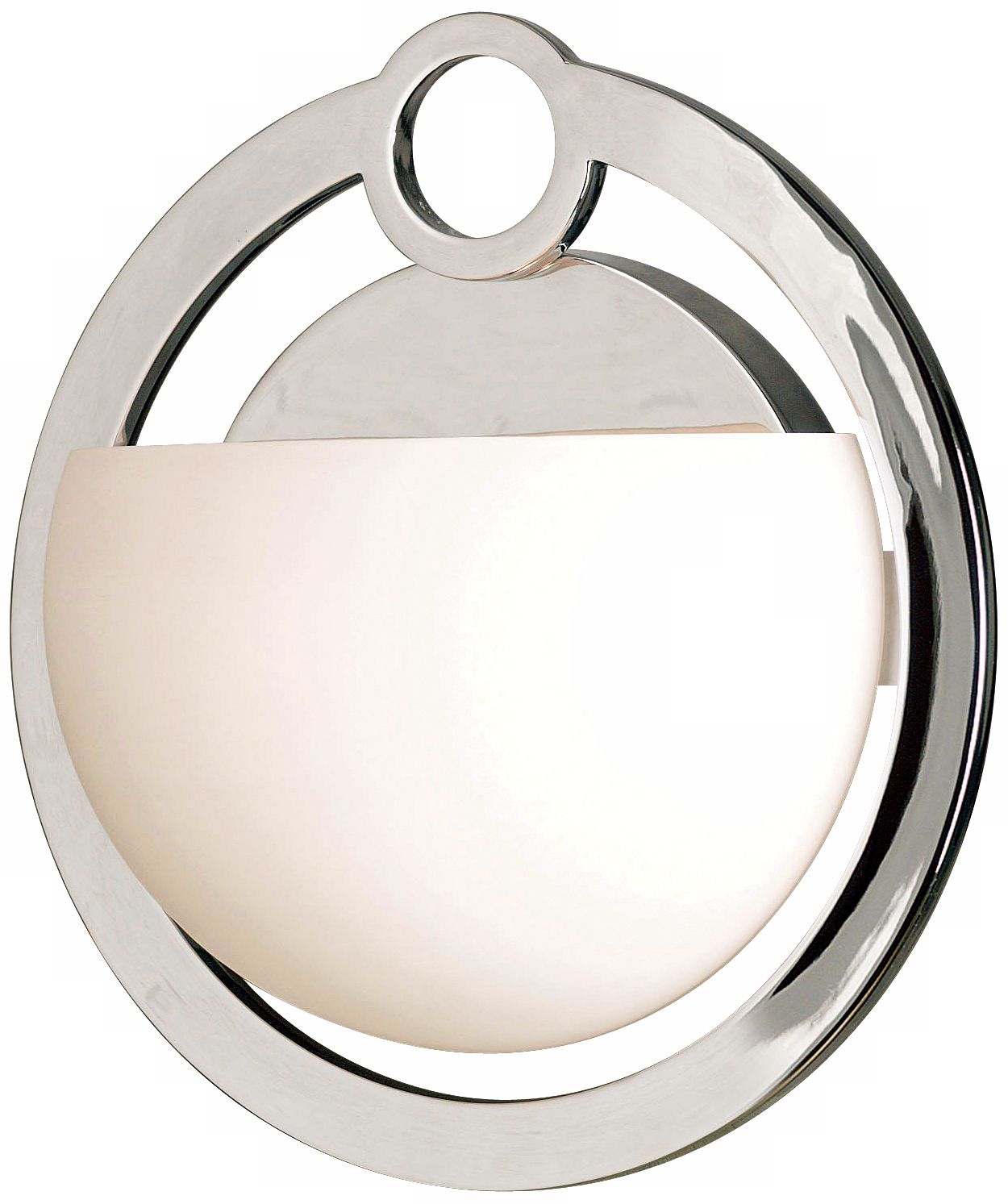 Nova Chrome 10" High Bathroom Light Fixture
